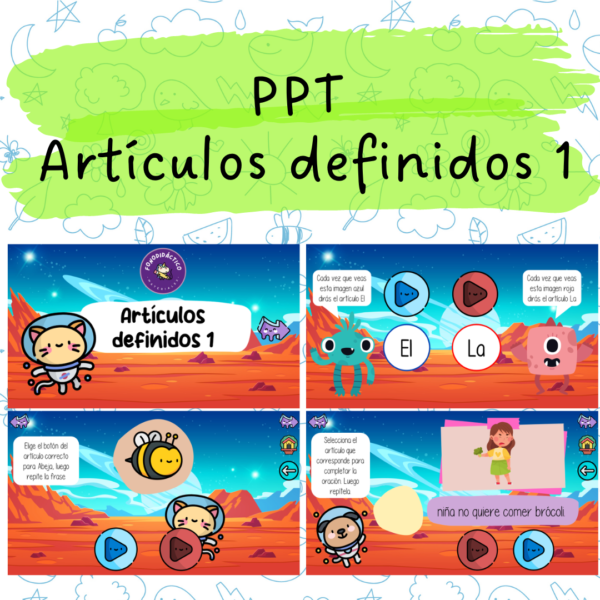 Powerpoint Artículos definidos 1