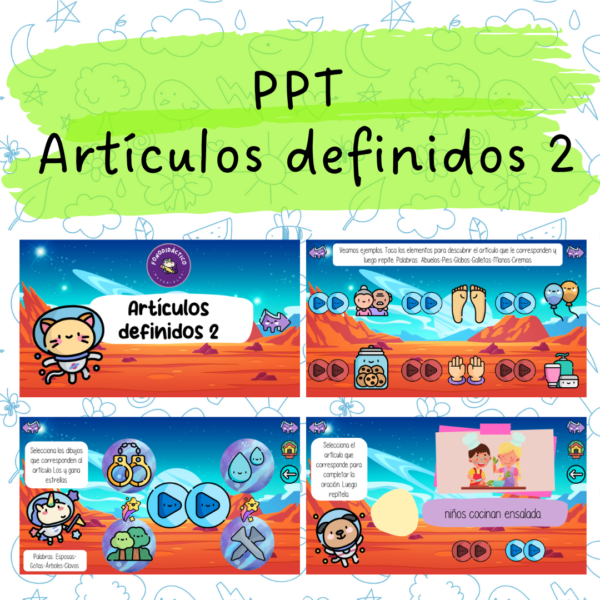 Powerpoint Articulos definidos plurales