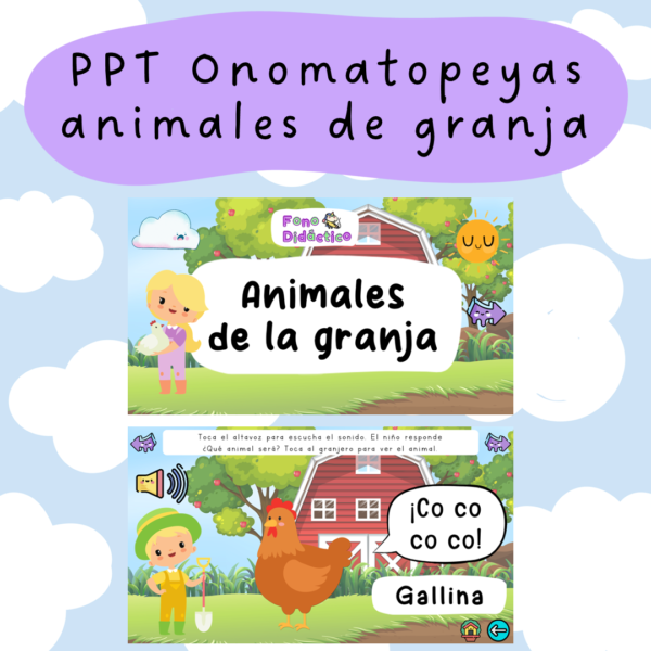 ONOMATOPEYAS DE LOS ANIMALES