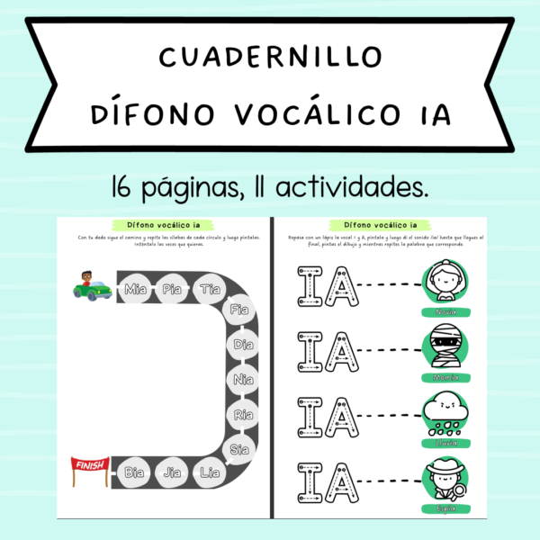 CUADERNILLOS DÍFONOS VOCÁLICOS