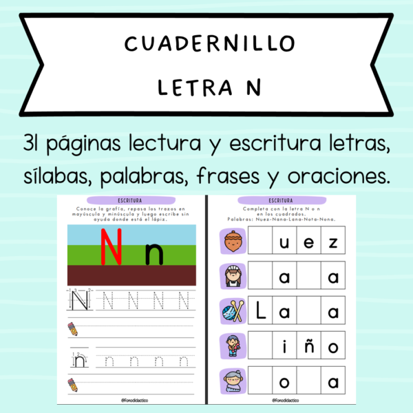 PACK CUADERNILLOS LECTOESCRITURA