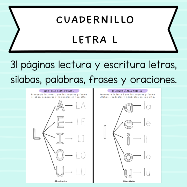 PACK CUADERNILLOS LECTOESCRITURA