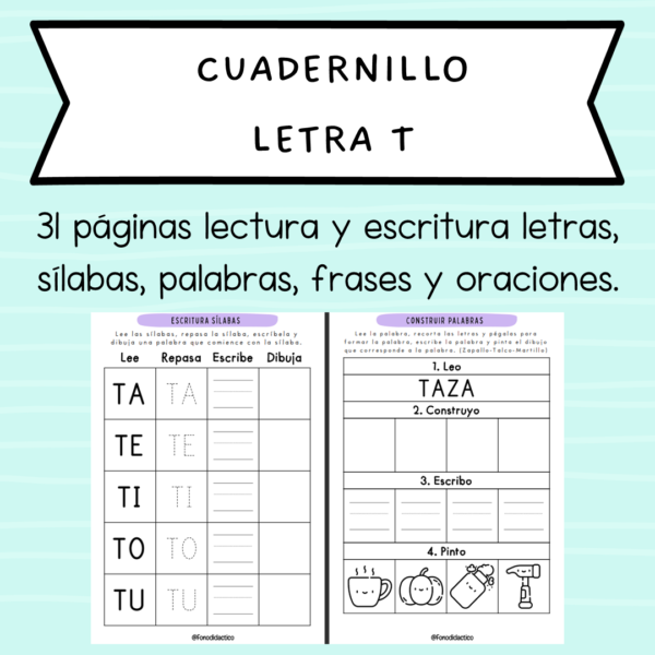 PACK CUADERNILLOS LECTOESCRITURA