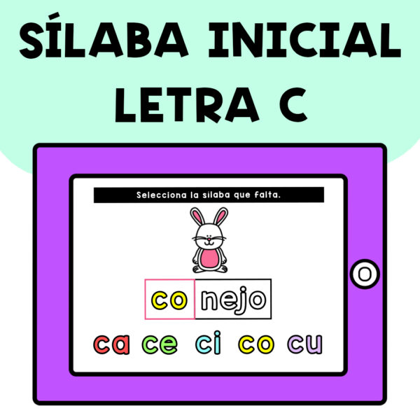 SÍLABA INICIAL LETRA C