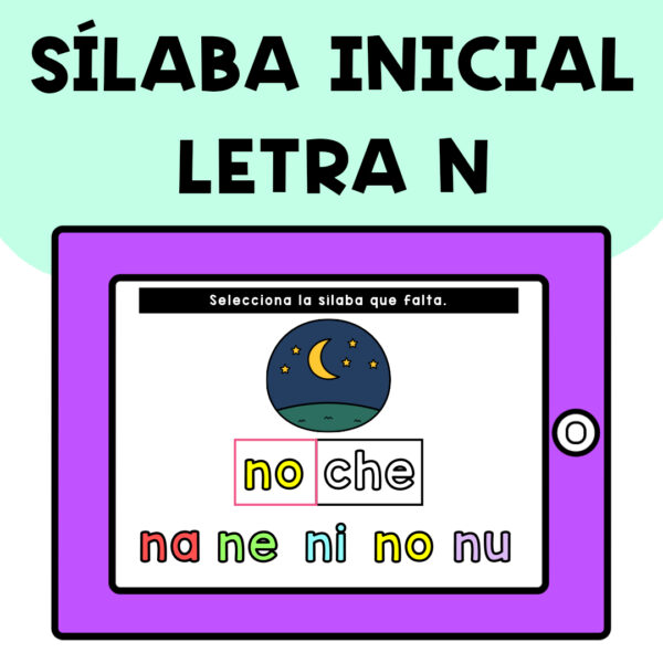 SÍLABA INICIAL LETRA B