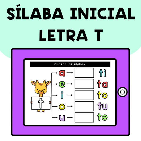 SÍLABA INICIAL LETRA T