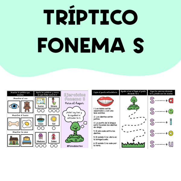 TRÍPTICO FONEMA S