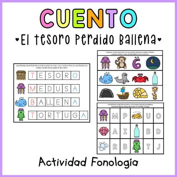 CUENTO EL TESORO PERDIDO DE ELENA LA BALLENA - Imagen 2