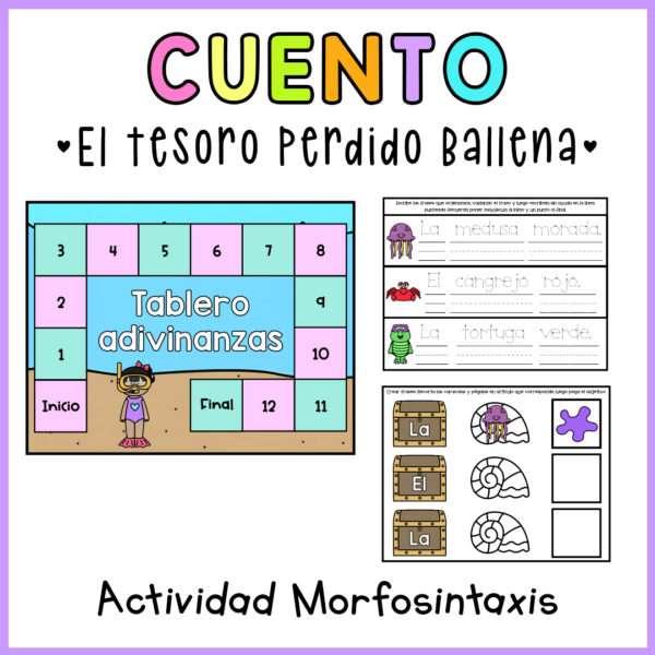 CUENTO EL TESORO PERDIDO DE ELENA LA BALLENA - Imagen 4