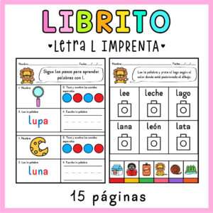 LIBRITO LETRA L IMPRENTA