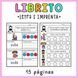 LIBRITO LETRA S IMPRENTA