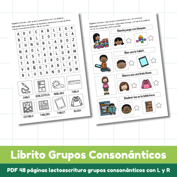 Librito Grupos Consonánticos