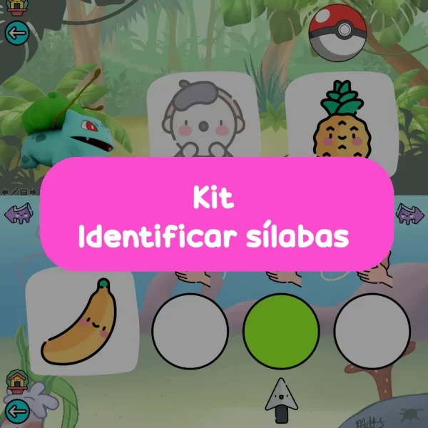 Kit identificar sílabas
