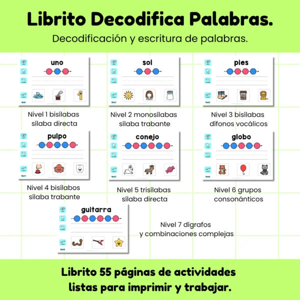 Librito Decodifica Palabras