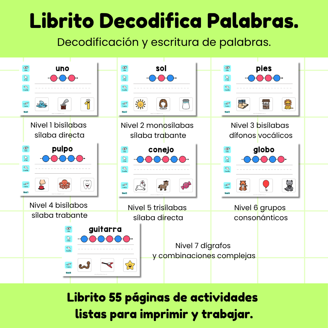 Librito Decodifica Palabras - Imagen 2