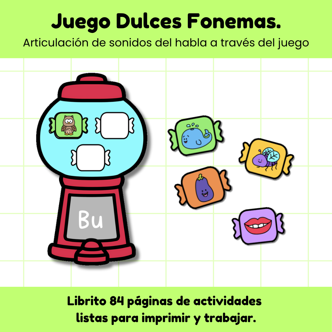 Juego Dulces Fonemas