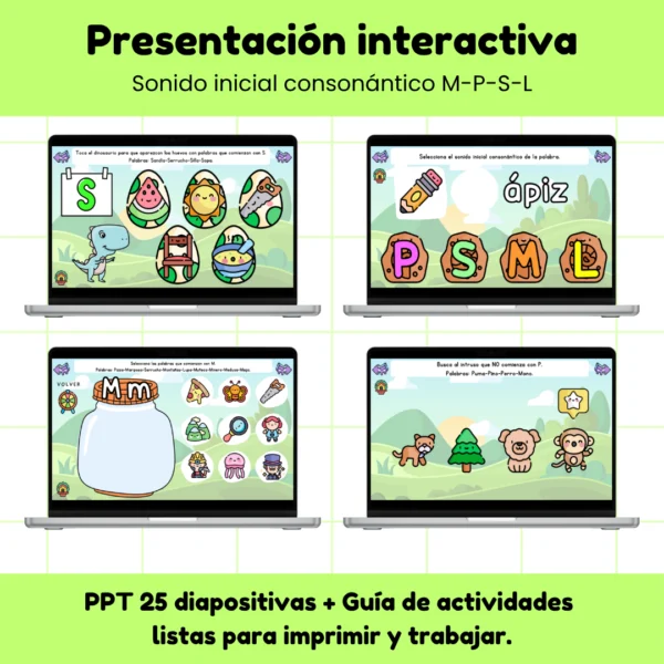 PPT Sonido Inicial Consonántico M-P-S-L