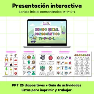 PPT Sonido Inicial Consonántico M-P-S-L