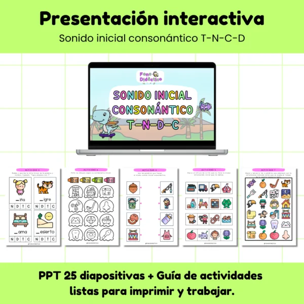 PPT Sonido Inicial Consonántico T-N-C-D