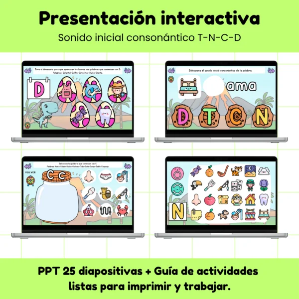 PPT Sonido Inicial Consonántico T-N-C-D
