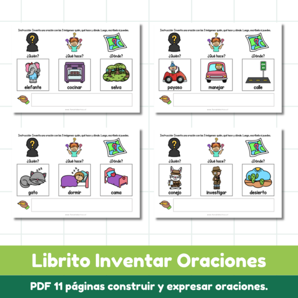 Librito Inventar Oraciones