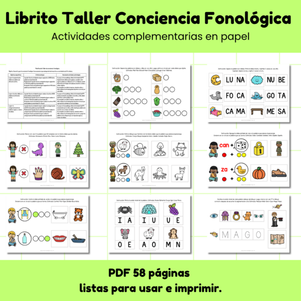 Librito Taller Conciencia Fonológica