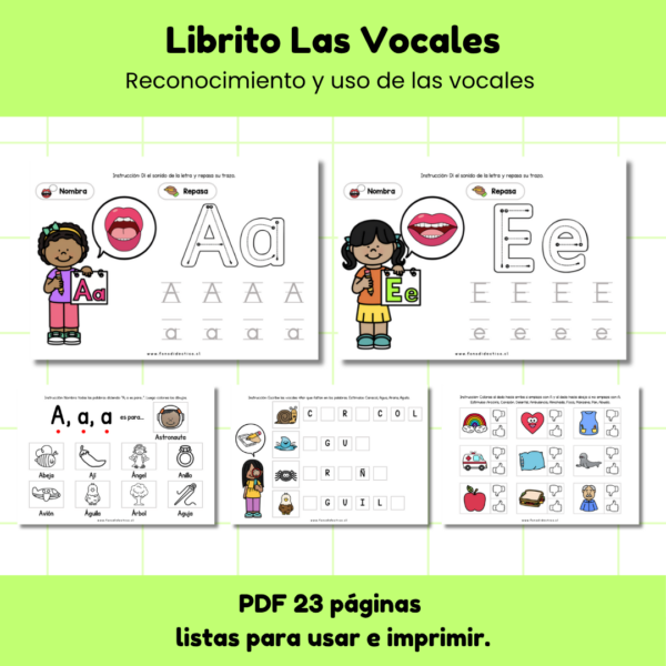 Librito Las Vocales