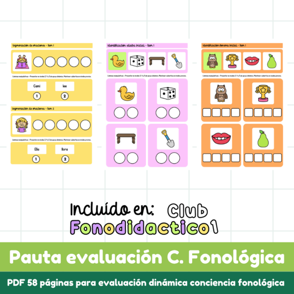 Evaluación Conciencia Fonológica