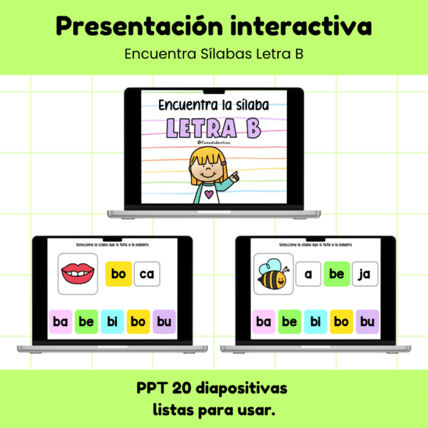 PPT Encuentra Sílabas Letra B