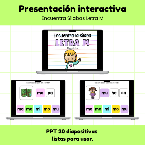 PPT Encuentra Sílabas Letra M