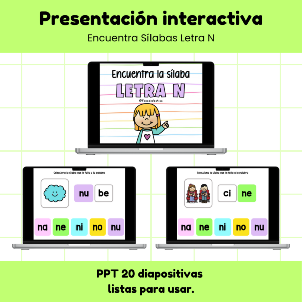 PPT Encuentra Sílabas Letra N