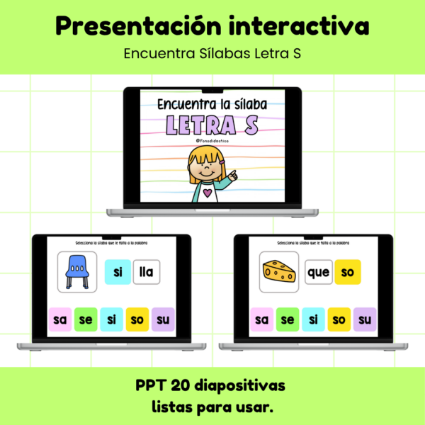 PPT Encuentra Sílabas Letra S