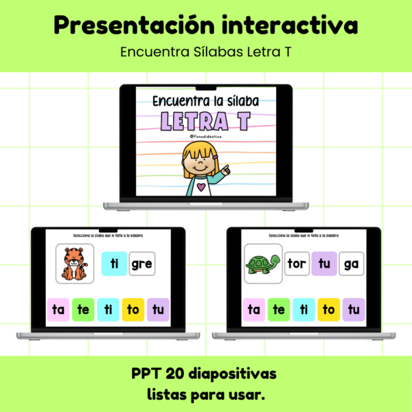 PPT Encuentra Sílabas Letra T