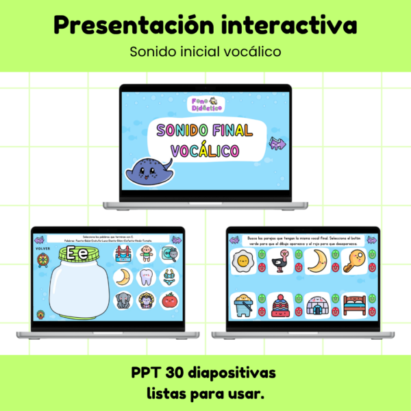PPT Sonido Final Vocálico