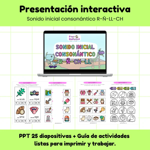 PPT Sonido Inicial Consonántico R-Ñ-CH-LL