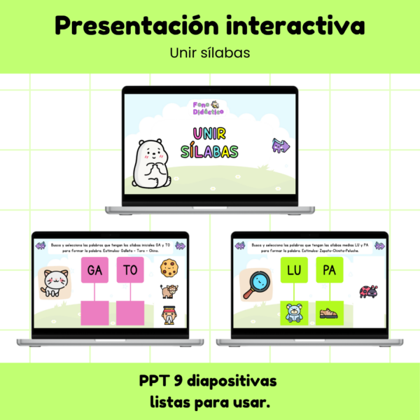 PPT Unir Sílabas