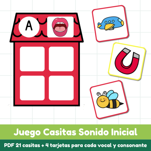 Juego Casitas Sonido Inicial