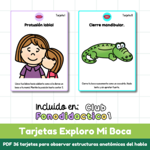 Tarjetas Exploro Mi Boca