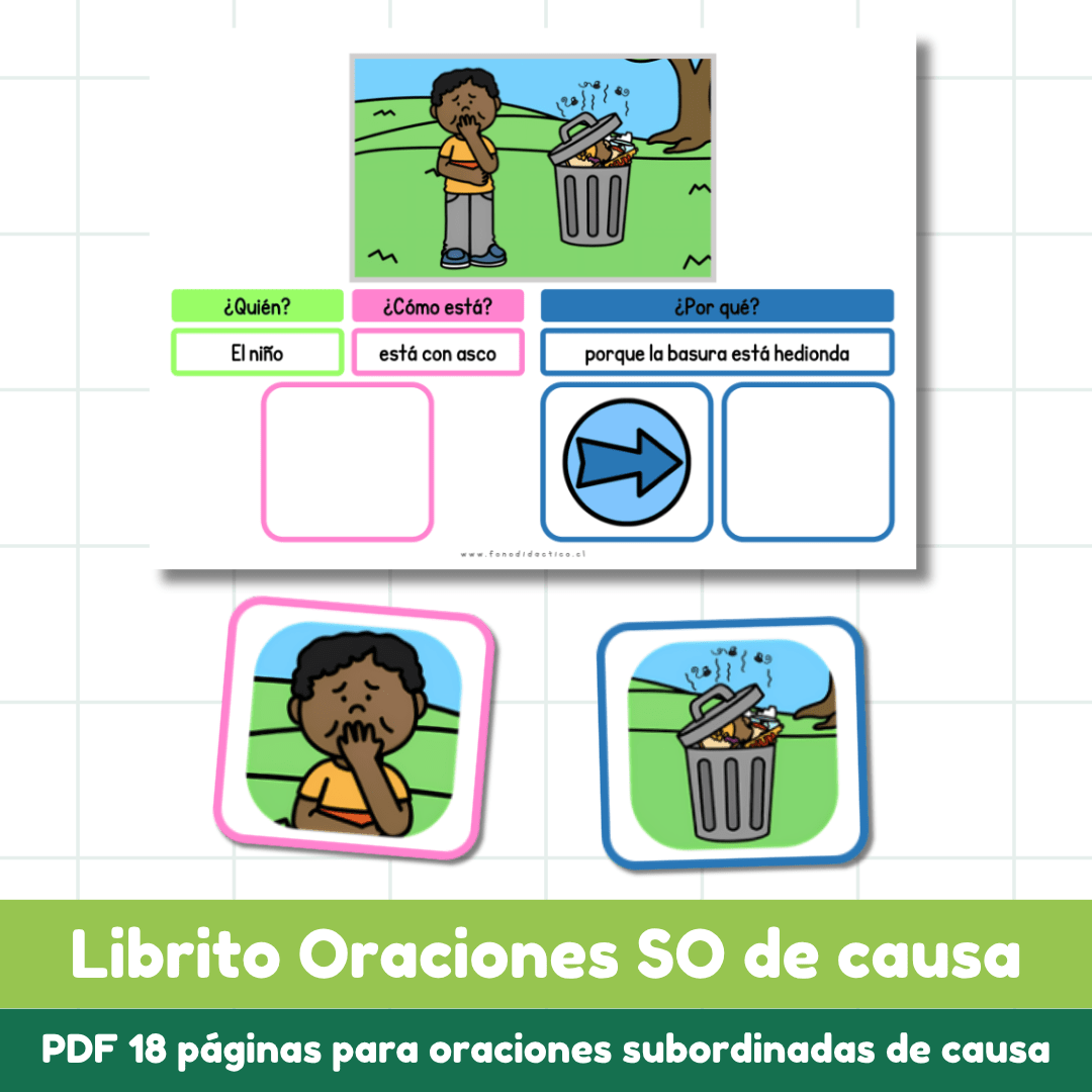 Librito Oraciones Subordinadas Adverbiales de Causa - Imagen 2